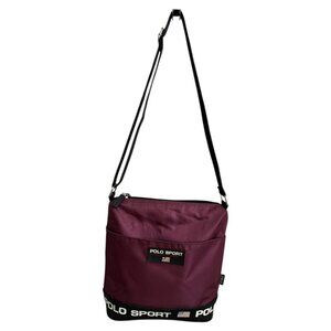Polo Sport Nylon Crossbody Bag Purple Streetwear Y2K Sporty Gorpcore